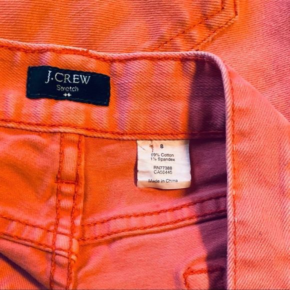 J. Crew | Shorts | Coral Denim | Hipslung | Womens | Size 8 - Picture 3 of 5